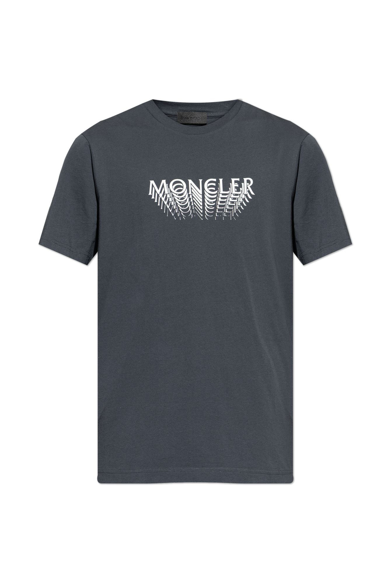 Cinza T-shirt com logótipo impresso Moncler - Vitkac Brazil